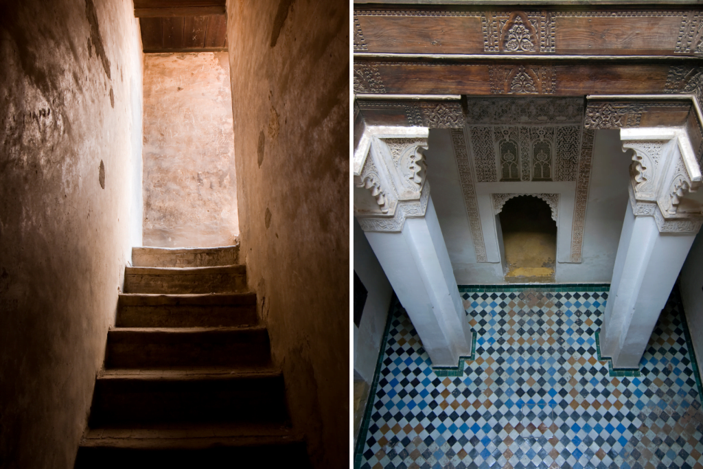 the beauty of ben yousseff madrasa - must visit when in Marrakech