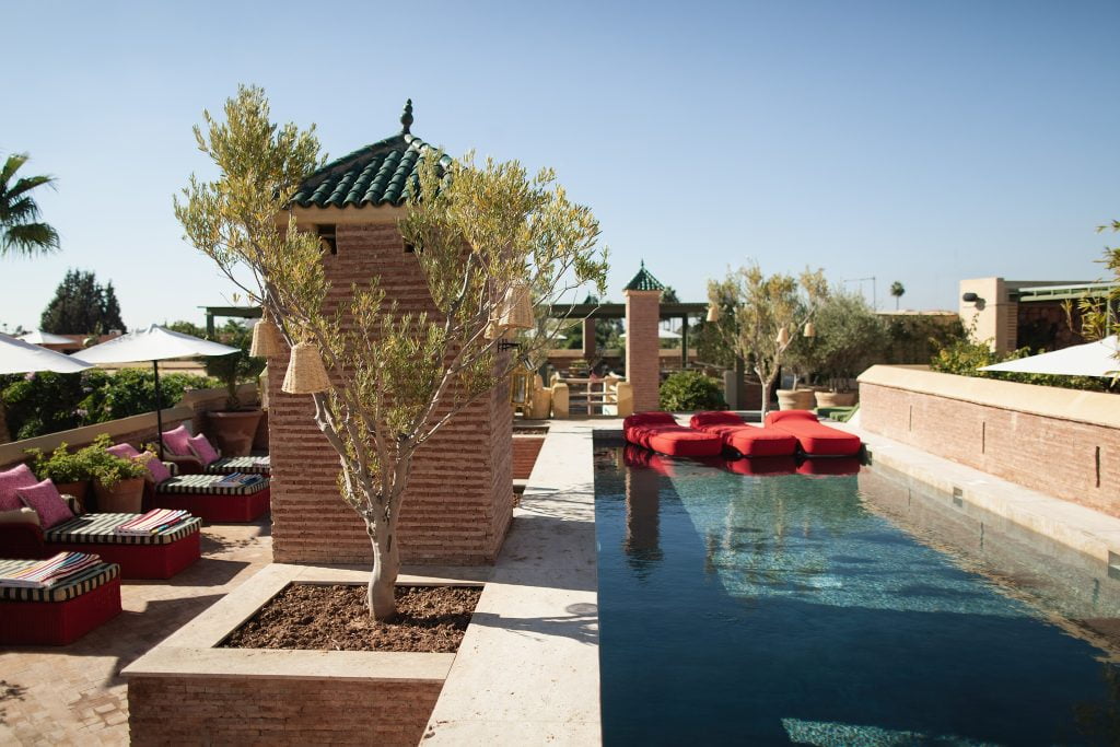 top 5 swimming pools in marrakech -el fenn