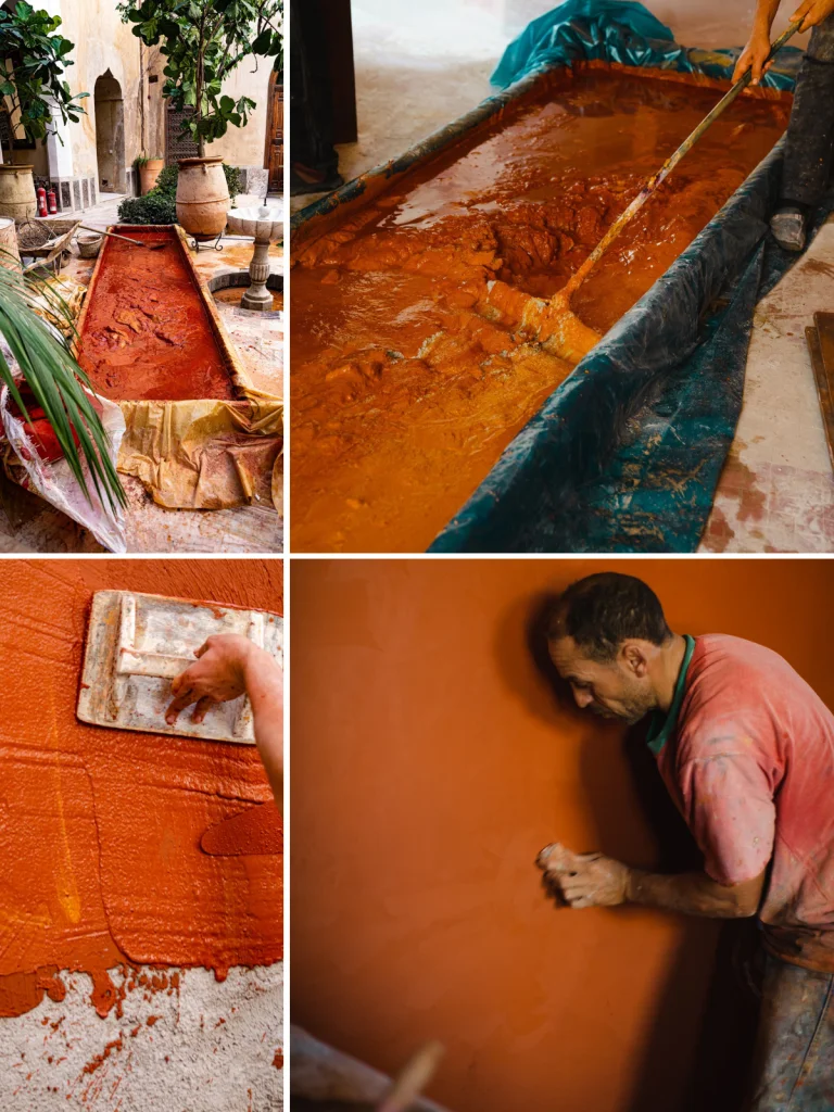 tadelakt, how it's created by the artisans of morroco