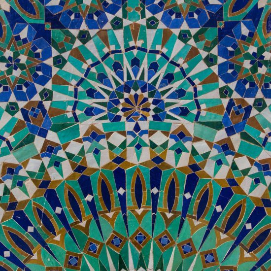 zellige tiling in morocco