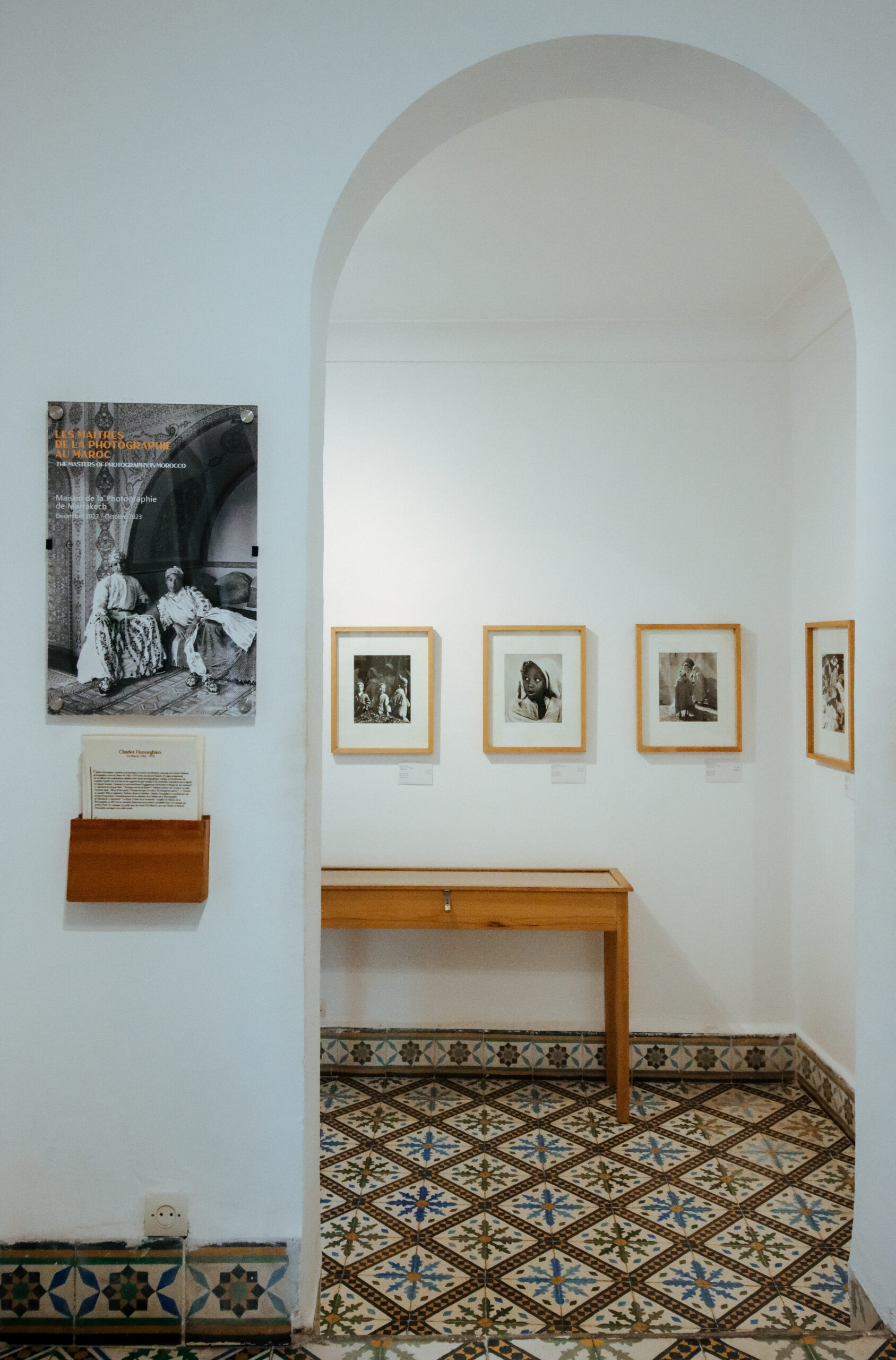 photography museum with picutes in frames displayed on walls