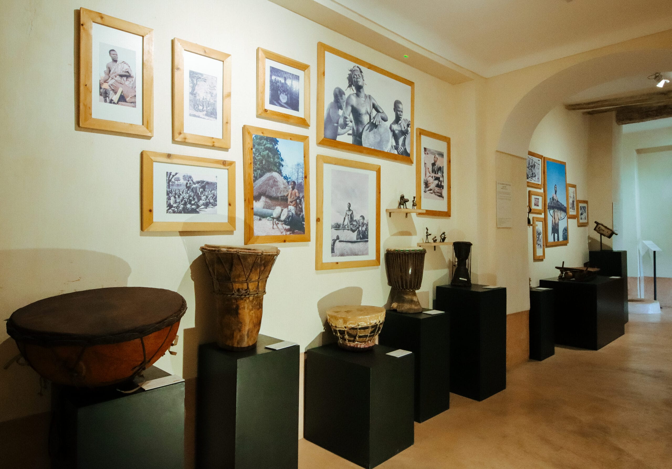 traditional moroccan musical instruments with photographs of the instruments in use