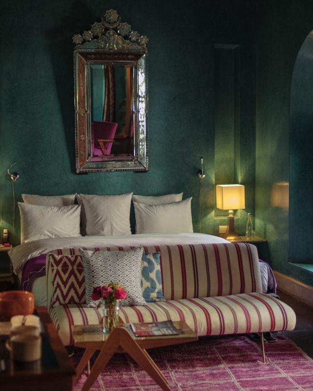A space for you to lay your head. Our bespoke bedrooms come in all shapes, colours and sizes. The jewels of the riad.#elfennmarrakech #boutiquehotel #bedroominspo #bedroomstyling #morrocanstyle #colourpalette #boldinteriors #boldbeauty #stayhere #stayawhile #heretostay #bedroomstyling #bedroomstyle #bedroomsofinstagram #luxurybedrooms #beautifulbedrooms